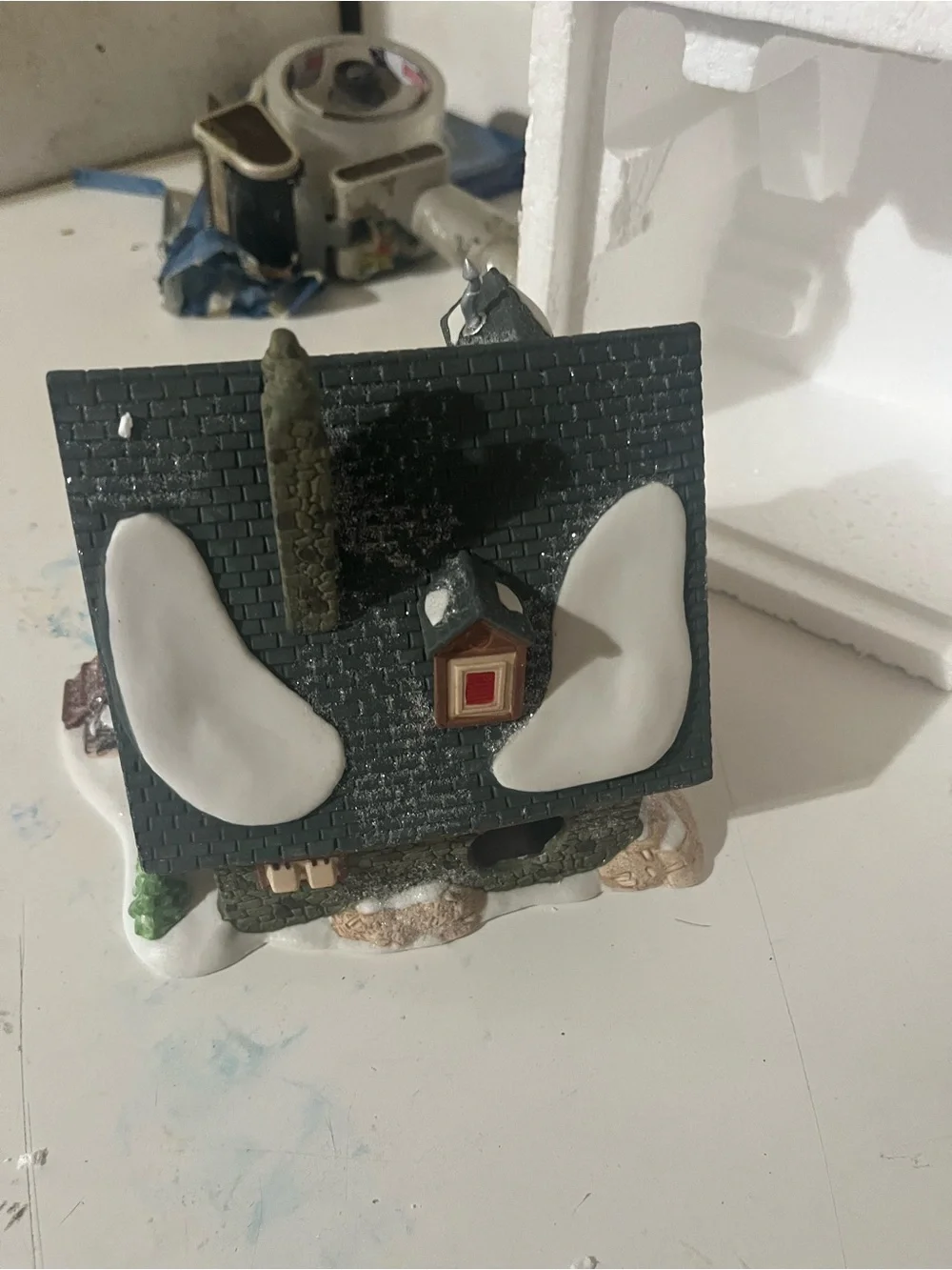 Department 56 N. Pole series Santa's Woodworks Holiday Village
